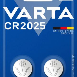 VARTA 6025101402 Batteria Litio CR2025 3V, non ricaricabile, 2 pz.