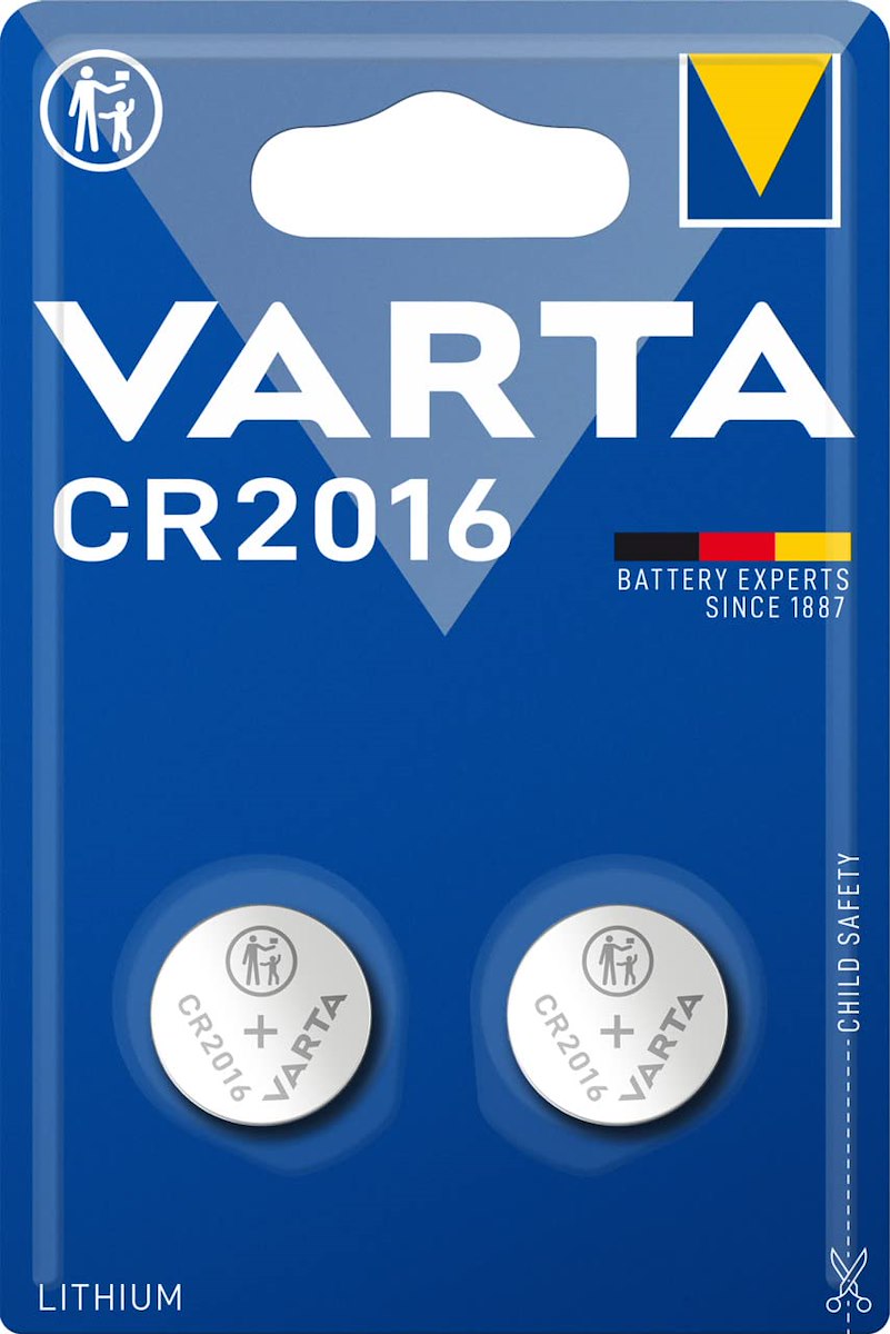 VARTA 6016101402 Batterie Litio CR2016 Non Ricaricabili 2pz