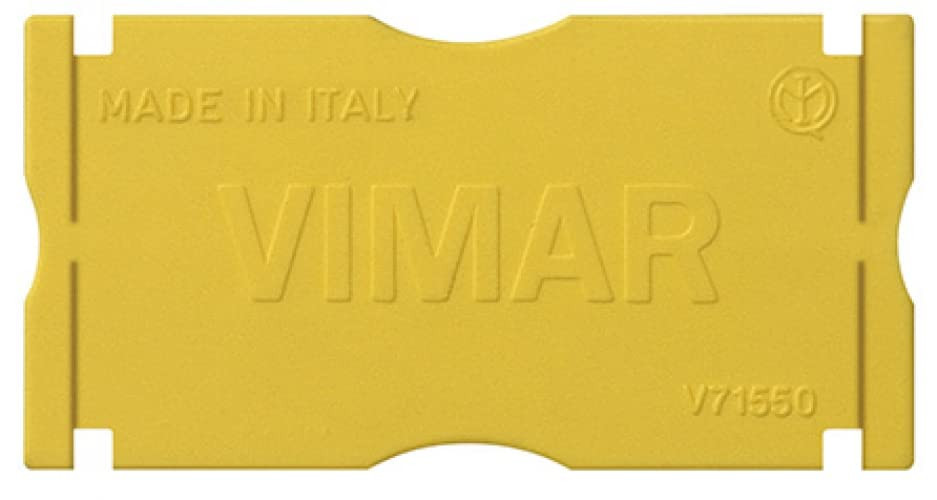 VIMAR V71550 Separatore Per Scatola Incasso Rettangolare Giallo
