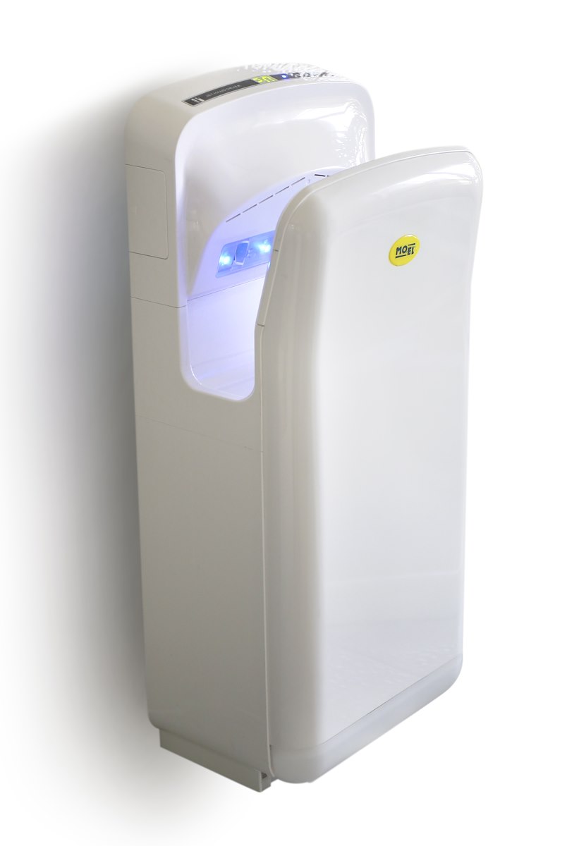 MOEL 734 Asciugamani 1900W ABS Twist C-Cass. Gocce Bianco