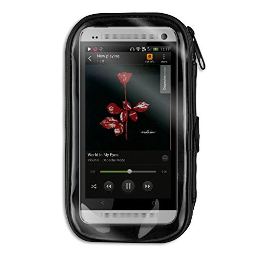 AREA BYKESUP Supporto Bici Moto Smartphone Nero Orientabile 360 Gradi