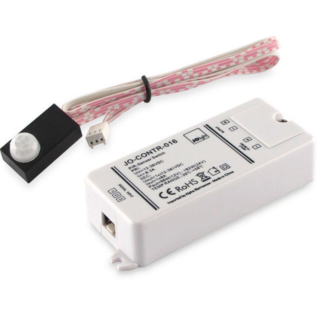 ALPHA ELETTRONICA JOCONTR016 Switch PIR 12-36VDC 5A 1 canale