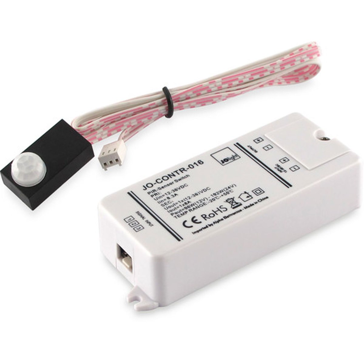 ALPHA ELETTRONICA JOCONTR016 Switch PIR 12-36VDC 5A 1 canale