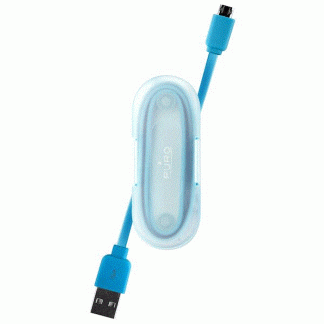 PURO CMICRORFLATBLUE Cavo Micro USB-USB Flat Blu