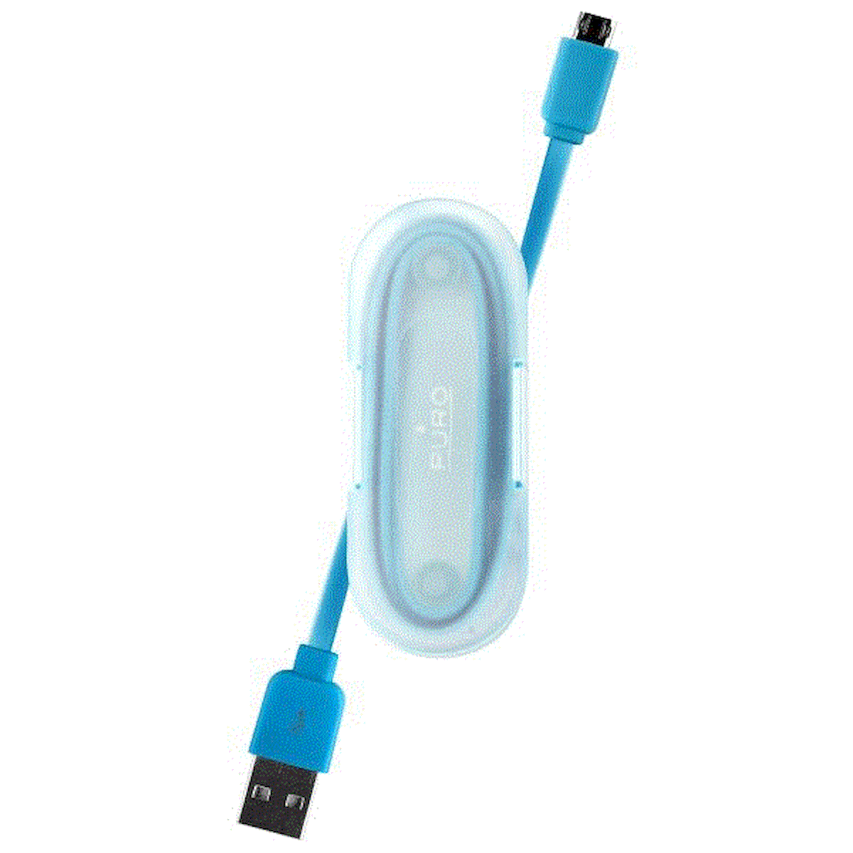 PURO CMICRORFLATBLUE Cavo Micro USB-USB Flat Blu