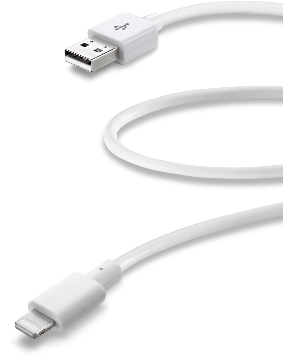 CELLULAR LINE USBDATA06MFIIPHW Cavo Dati MFI 0.6m Bianco