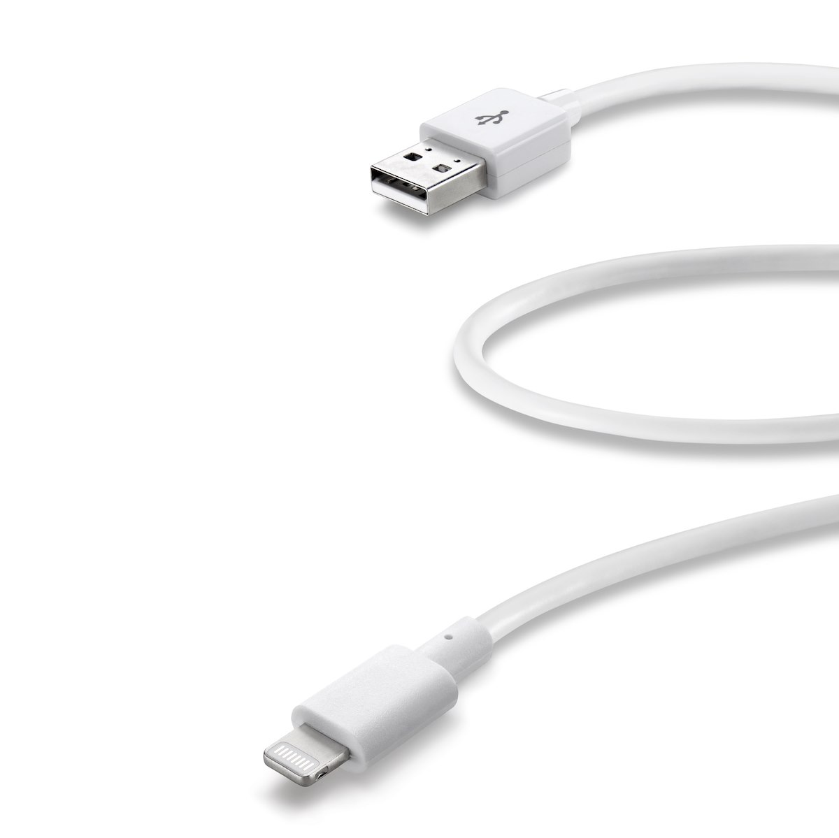CELLULAR LINE USBDATA06MFIIPHW Cavo Dati MFI 0.6m Bianco - immagine 2