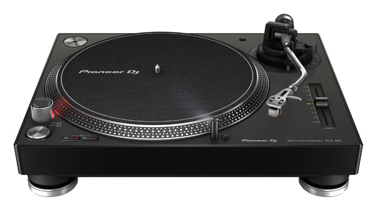 PIONEER PLX500K Giradischi DJ USB/RCA, 33/45/78 RPM, 50dB, Nero