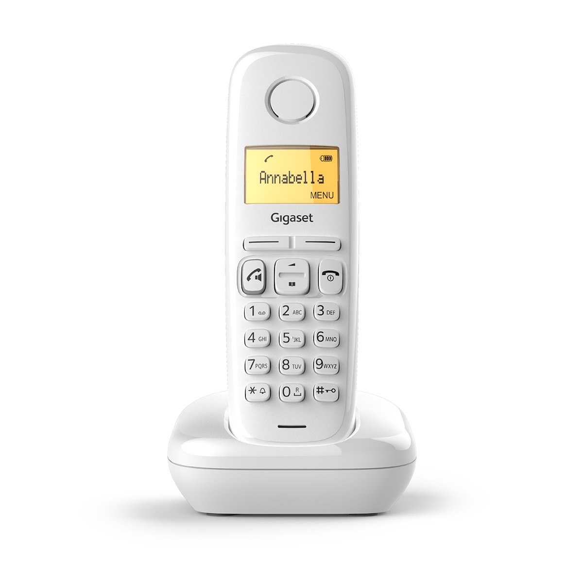 GIGASET A270WHITE Cordless, 1.5", 80 numeri, Eco Plus, Bianco