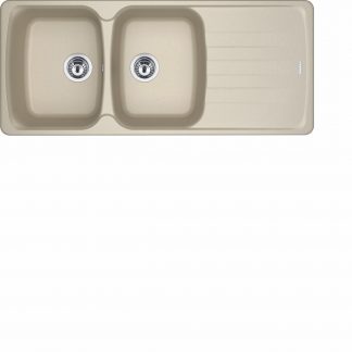 FRANKE AZG621AVENA Lavello 116cm 2V con Gocciolatoio DX Avena