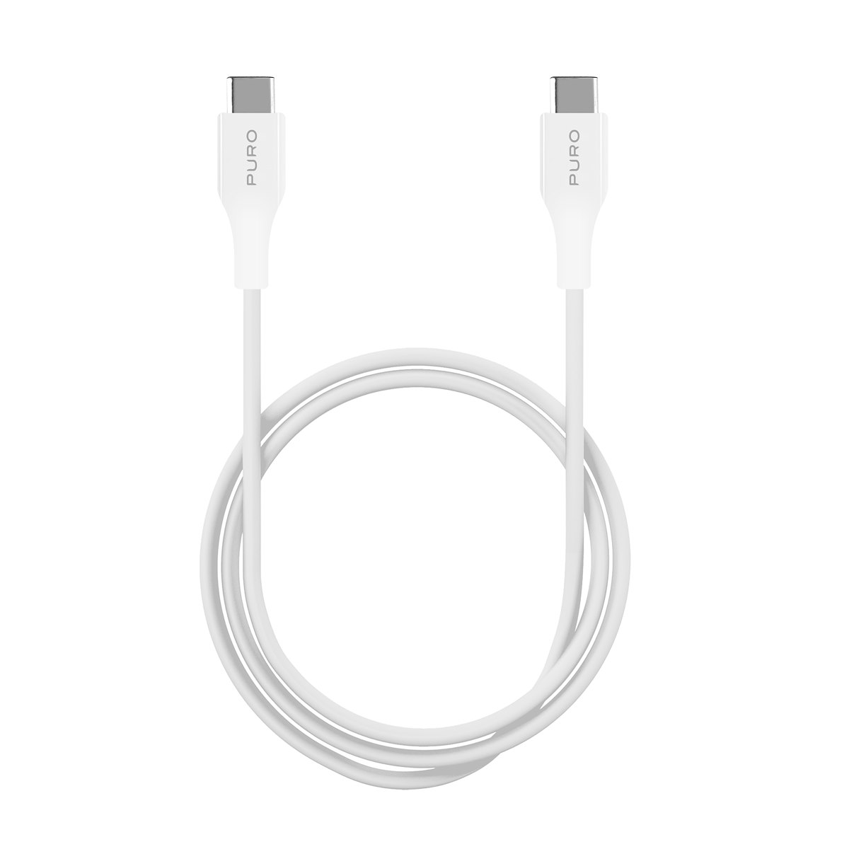 PURO CUSBCUSBCWHI Cavo Dati USB-C-USB-C TPE Plain Bianco