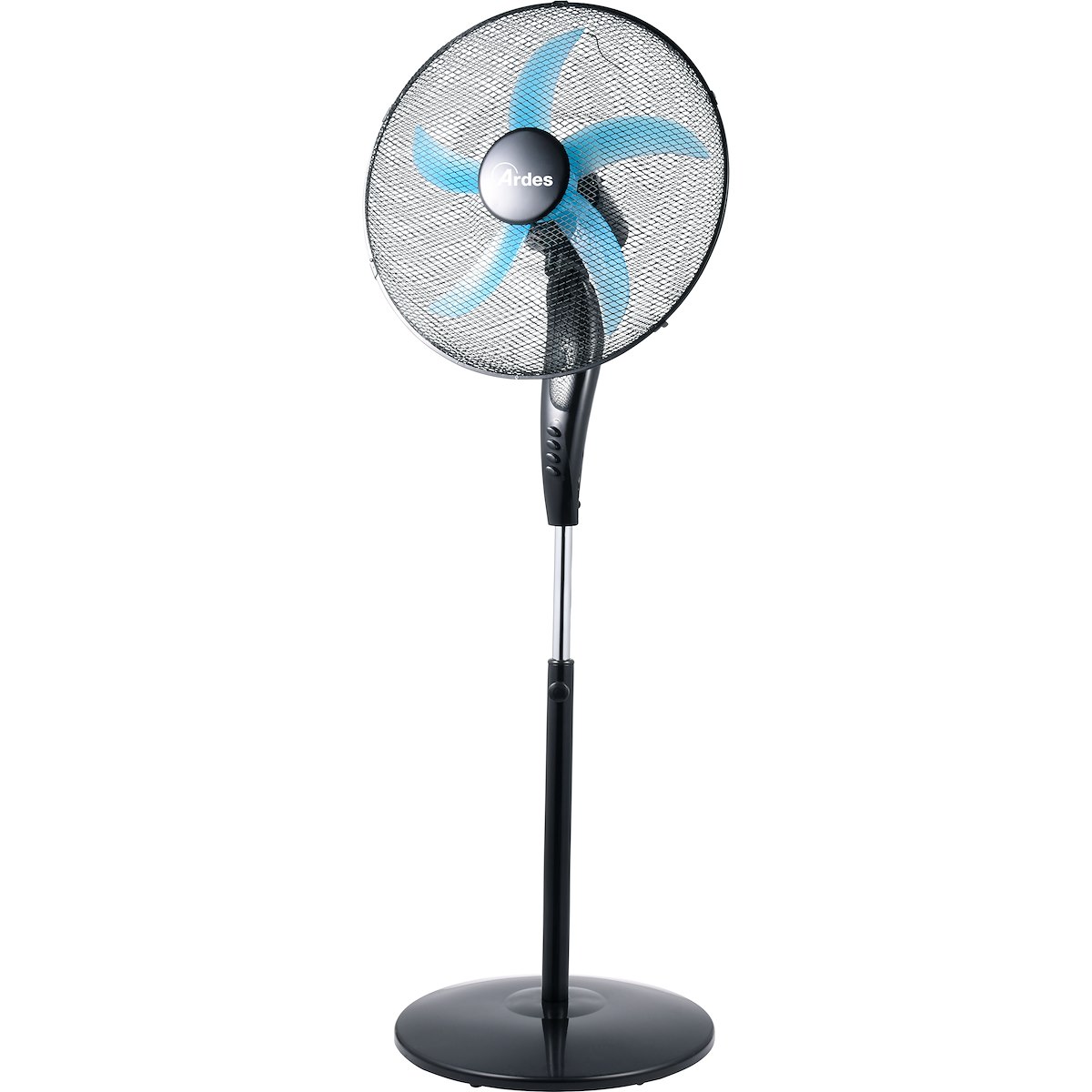 ARDES AR5EA50PB Ventilatore a Piantana 70W, 3 Vel, 5 Pale, D. 50cm