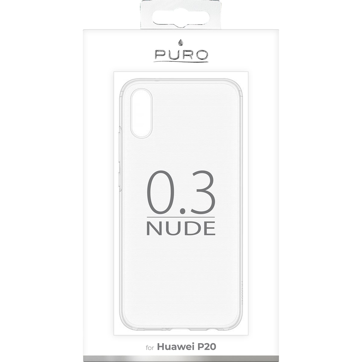 PURO HWP2003NUDETR Cover TPU Trasparente per Huawei P20