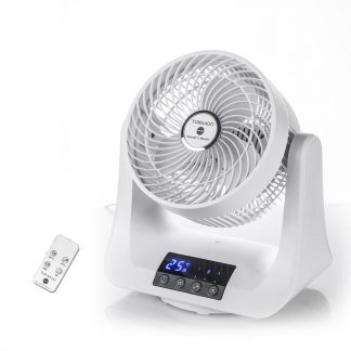 MACOM 993 Ventilatore da Tavolo Tornado 45W 3 Velocità Bianco