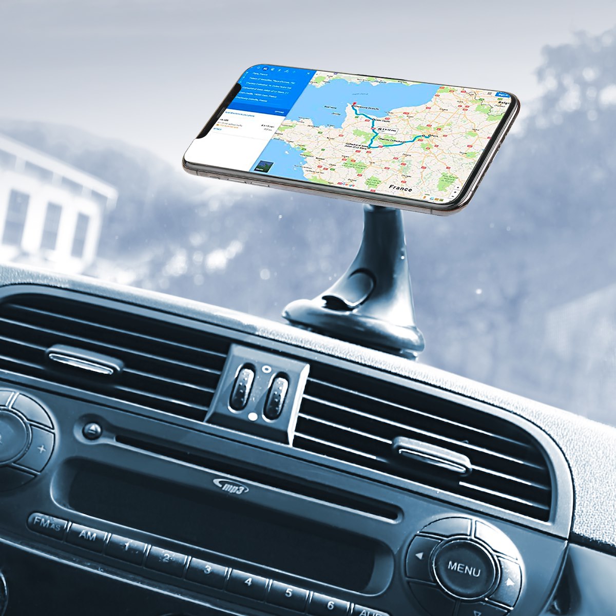 SBS TESUPPWINDWIDEK Supporto Auto Telefono Ventosa Orientabile Universale - immagine 3