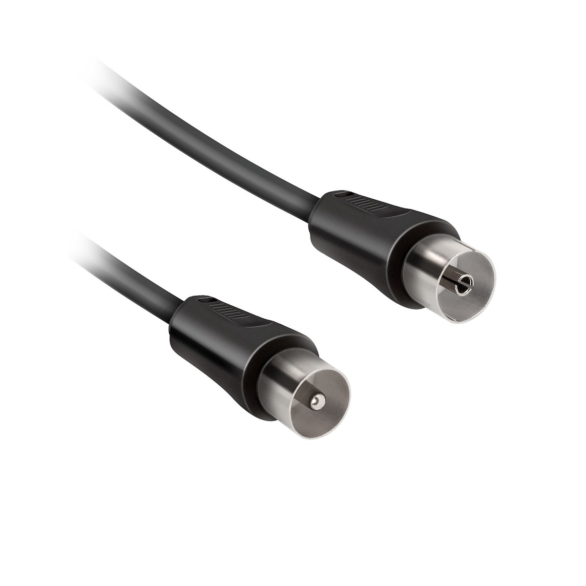 EKON ECANX18MFK Cavo Antenna 9.5mm M-F, 1.8m, Nero
