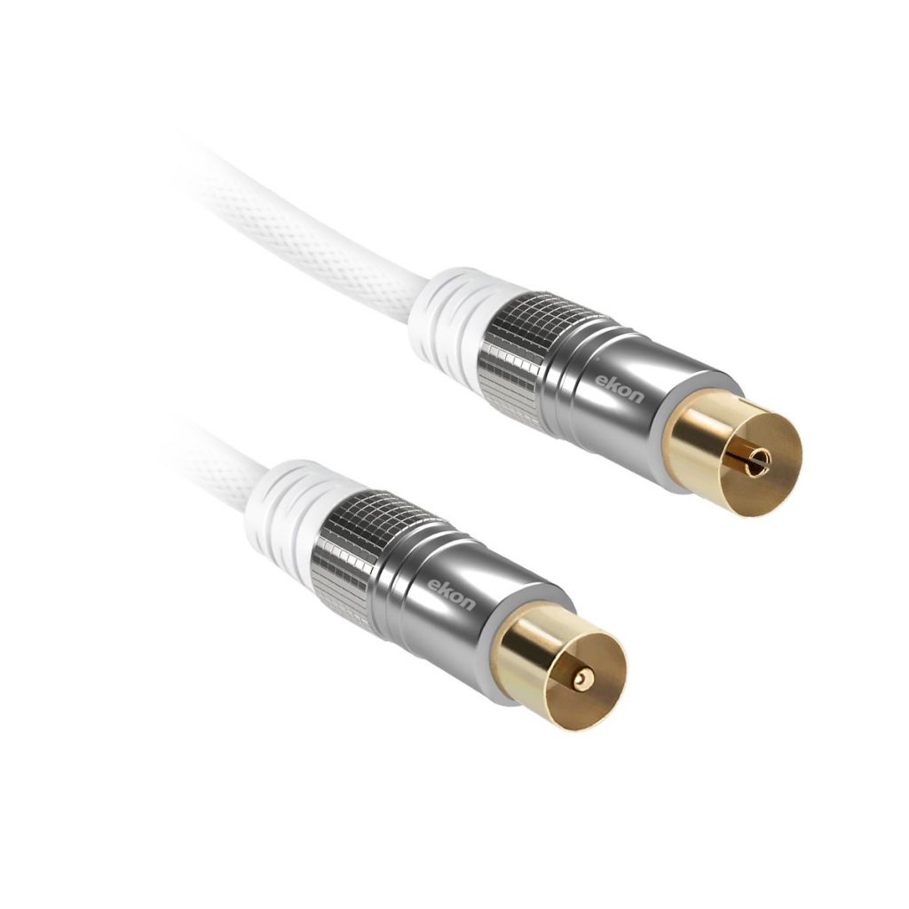 EKON ECAN18MECOMFW Cavo Antenna Sat M-F 9.5mm Oro Ferrite 1.8m