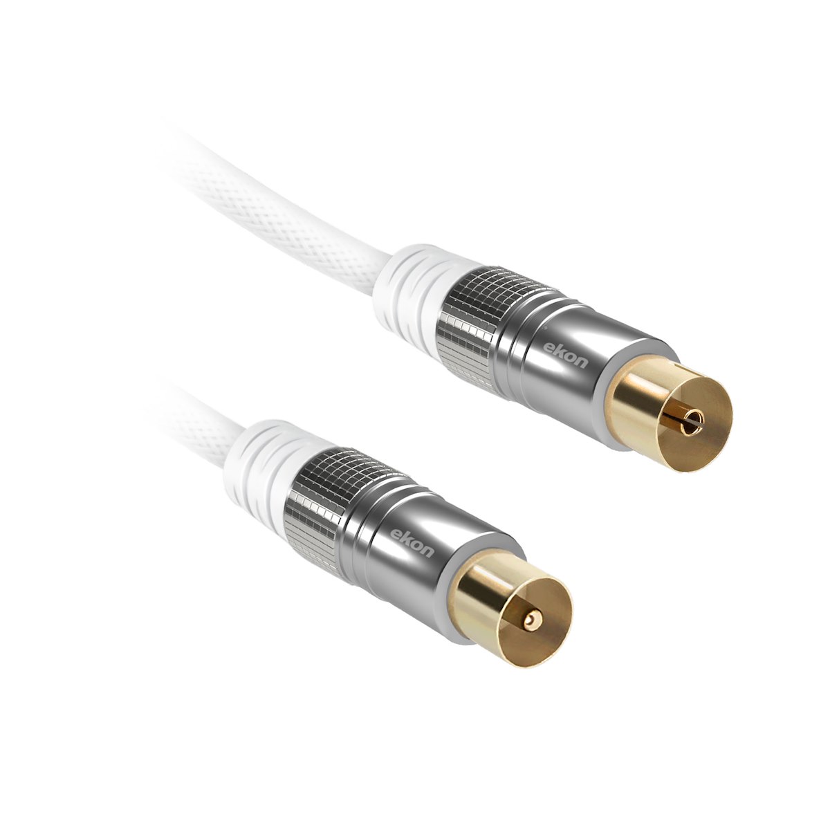 EKON ECAN18MECOMFW Cavo Antenna Sat M-F 9.5mm Oro Ferrite 1.8m