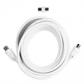 EKON ECAN100MFW Cavo Antenna 9.5mm M-F 10m Bianco