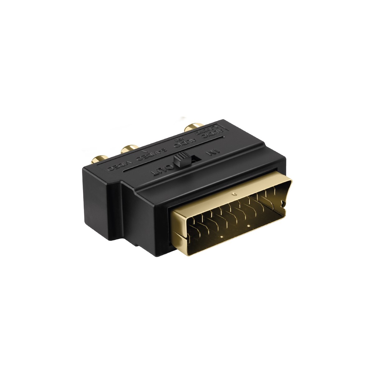 EKON ECVSCAR3RCAMF: Adattatore SCART 21 pin M - 3 RCA F