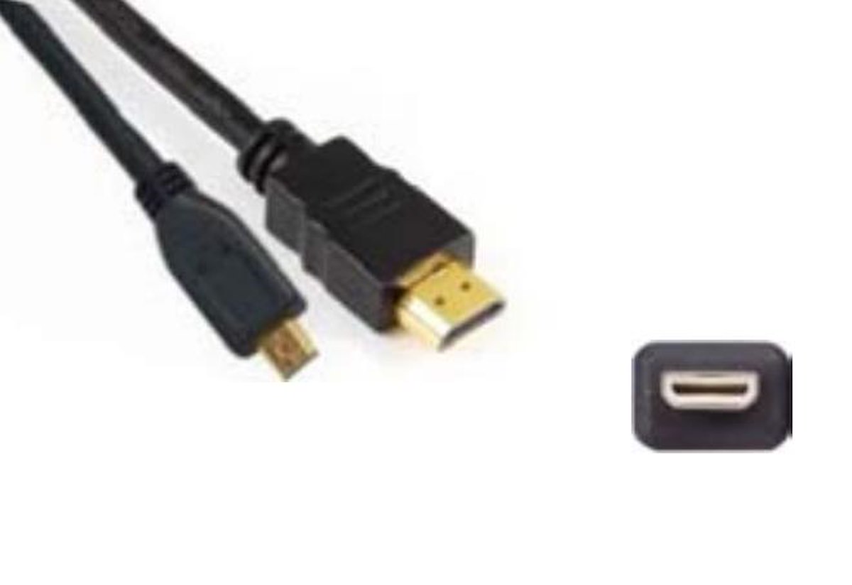REDLINE RDL1577 Cavo HDMI AM Micro, 18 m, Nero
