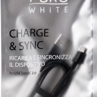 PURO PWCUSBCBLK Cavo USB-A a USB-C 1MT Nero