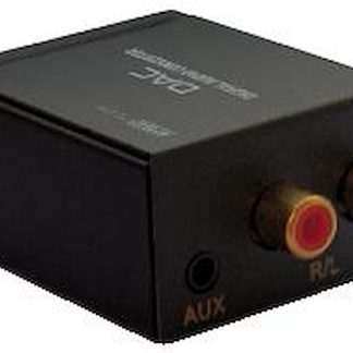 GBC 14255070 Convertitore Audio Analogico-Digitale Nero