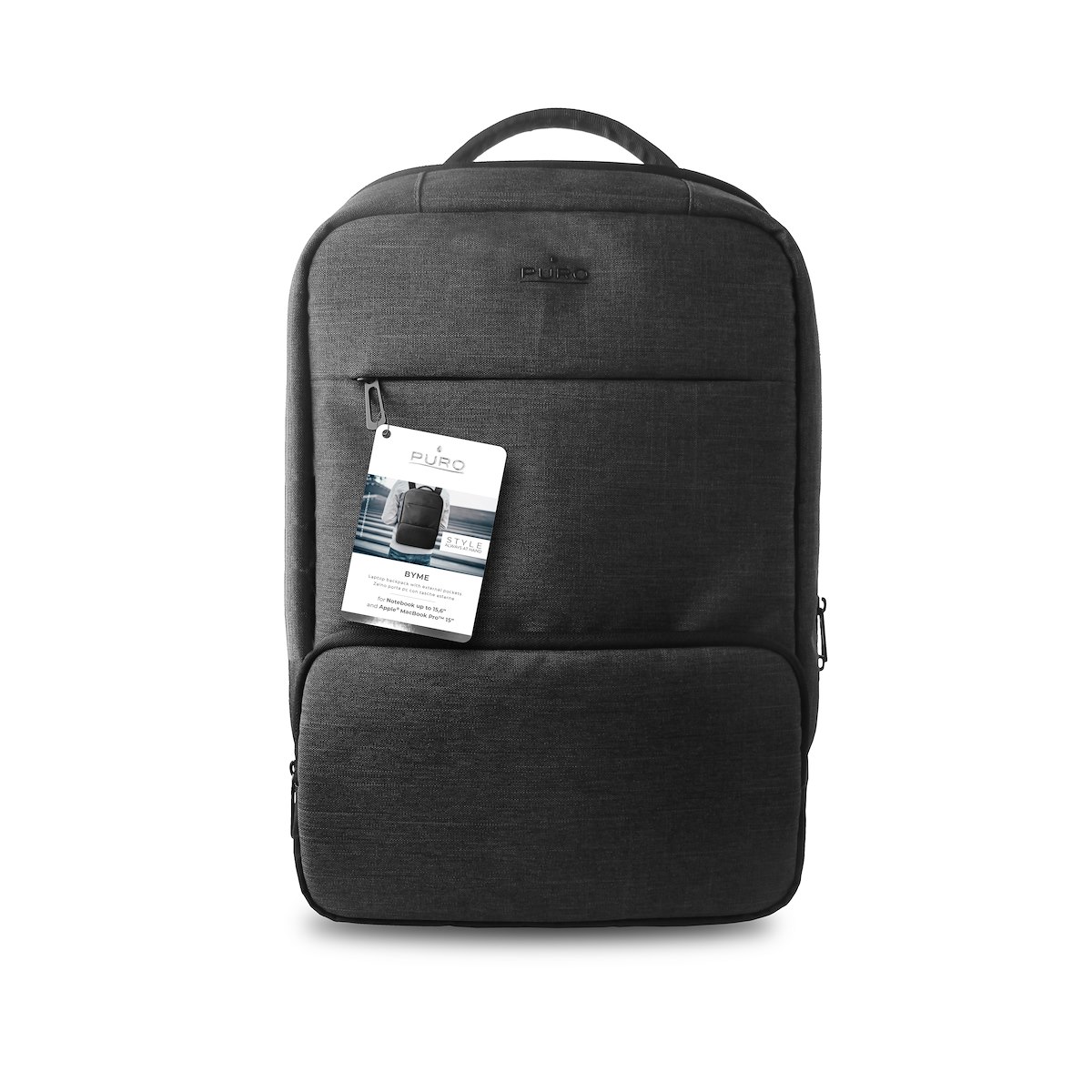 PURO Byme Universa Zaino in Nylon Grigio - immagine 2
