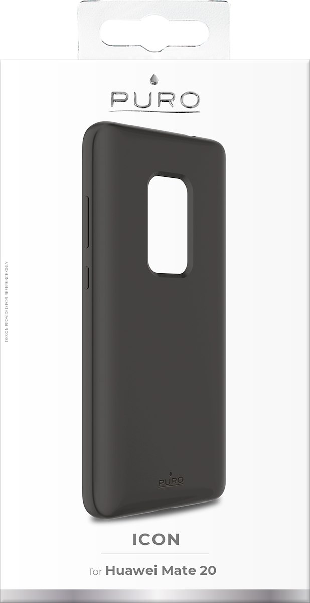 PURO HWMATE20ICONGREY Cover Silicone per Huawei Mate 20 Grigio - immagine 3