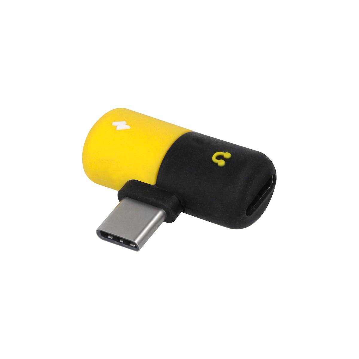 AREA ADCTYCAUXYK Adattatore Dual Splitter Type-C Jack 3.5mm Nero