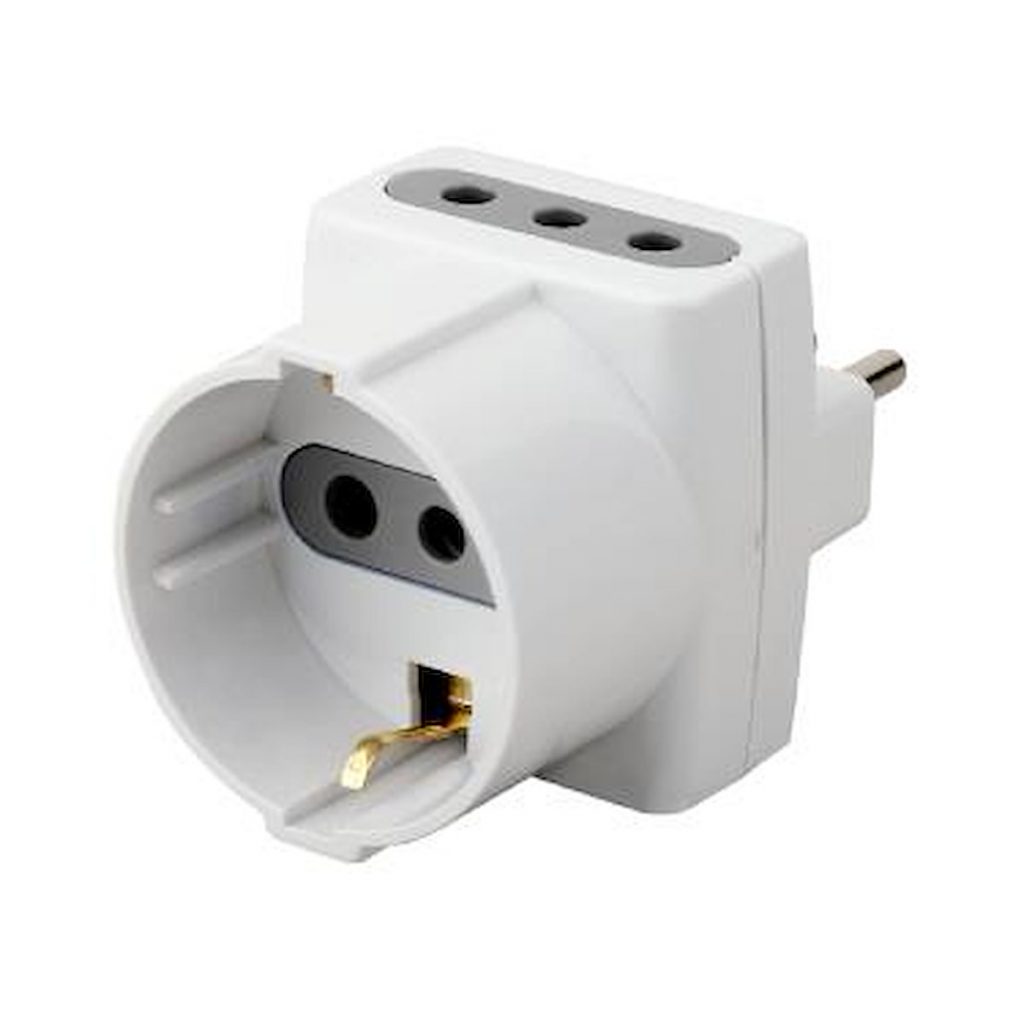 GBC 22022850 Adattatore Spina 10A 2ITA+1SHUKO
