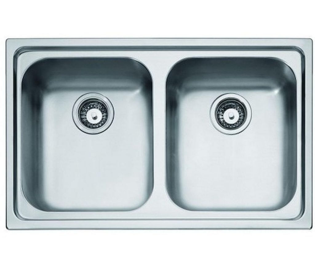 FRANKE RRX620NDC Lavello 86cm, 2 vasche, Radar inox satinato