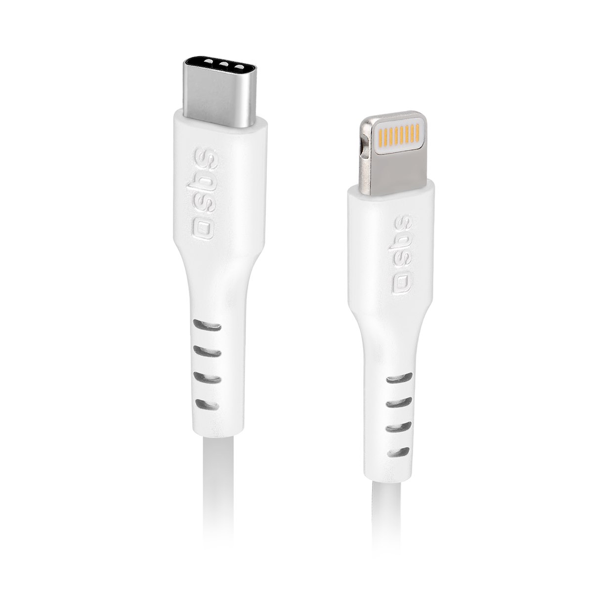 SBS TECABLELIGTC2W Cavo Dati Lightning-Type-C MFI 2m Bianco