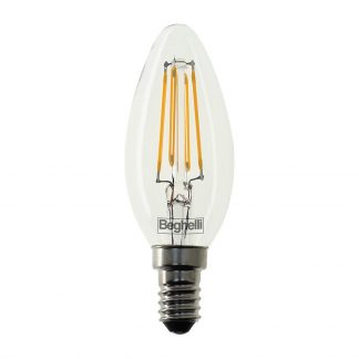 BEGHELLI 56418 Lampada LED Oliva Zafiro 6W E14 2700K
