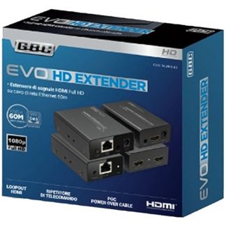 GBC 14281040 Estensore Segnale HDMI RJ45 60 Metri