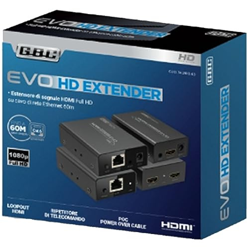 GBC 14281040 Estensore Segnale HDMI RJ45 60 Metri