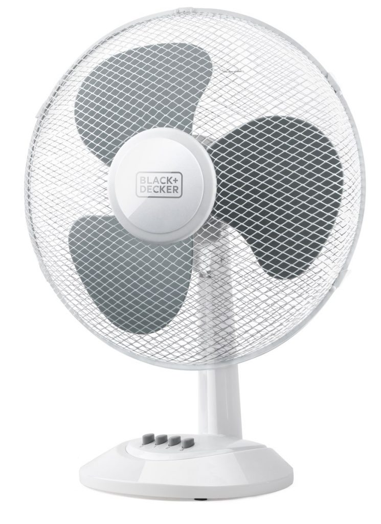 BLACK+DECKER BXEFD42E Ventilatore da Tavolo 40W 3 Velocità