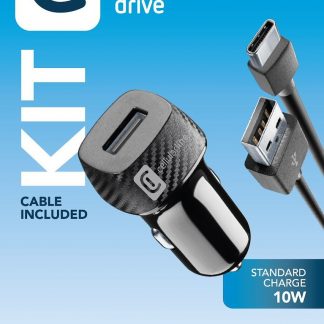 CELLULAR LINE CBRKIT10WTYCK Caricabatterie auto kit 10W USB-C
