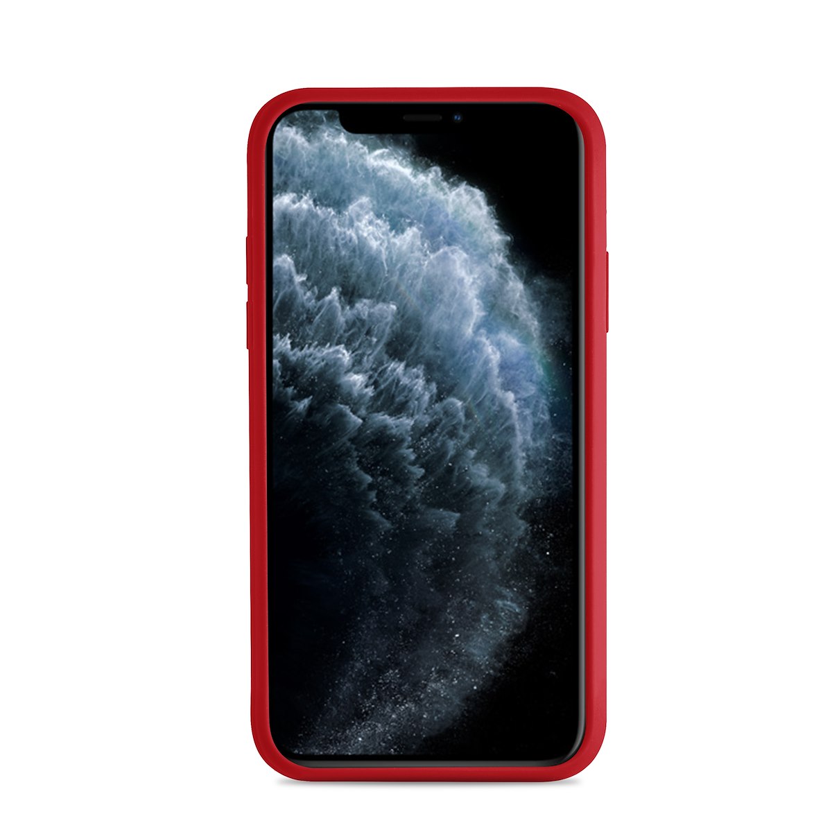 PURO IPCX6519ICONRED Cover Silicone Liquido per iPhone 11 Pro Max Rossa - immagine 4