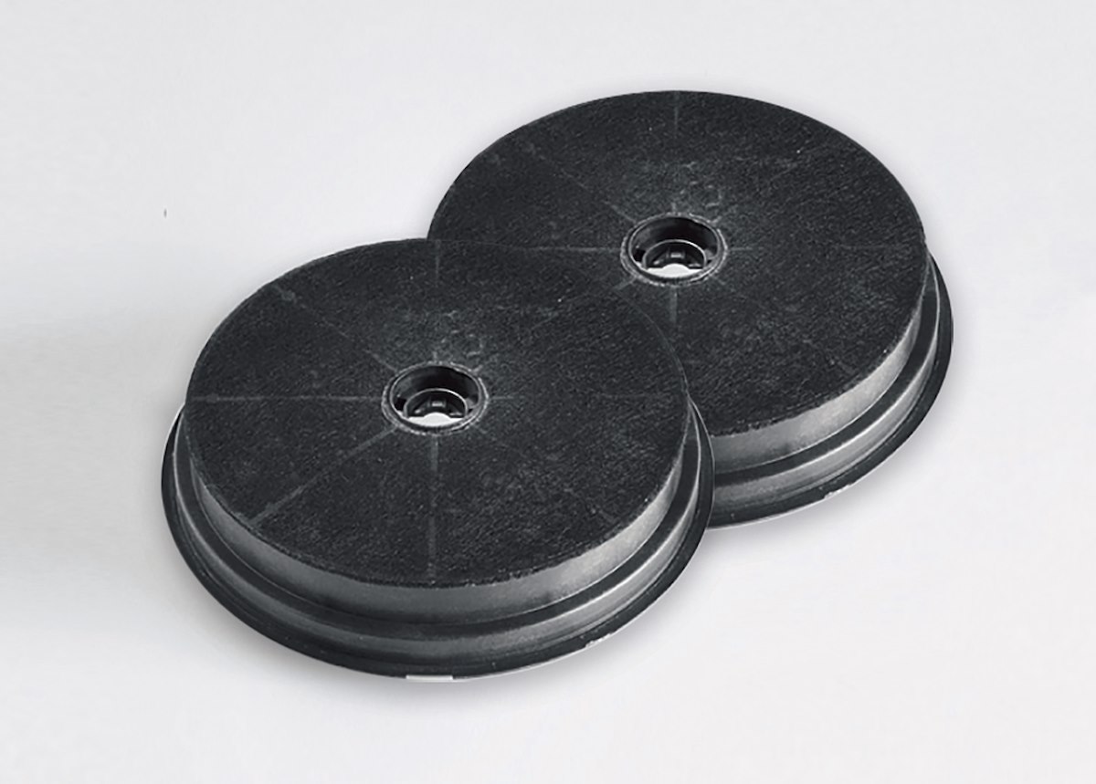 Glem Gas Carghf Kit 2 Filtri Carbone Circolari Cappa