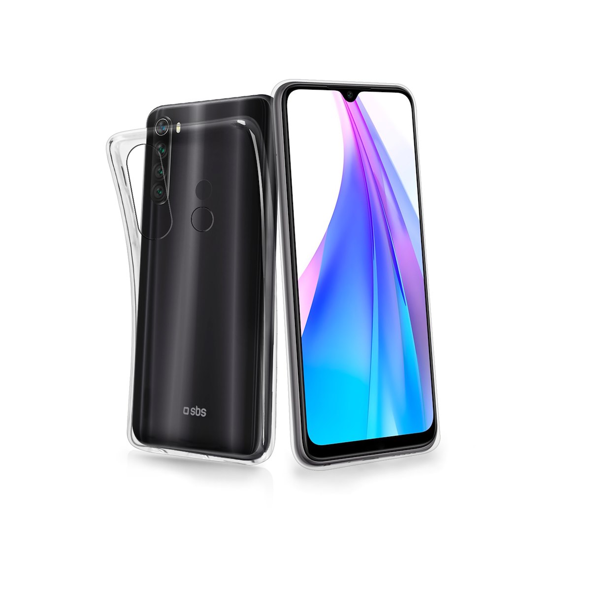 SBS TESKINXIRNO8TT Cover Skinny Trasparente per Xiaomi Redmi Note 8T