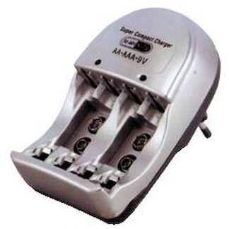 GBC 38013005 Caricabatterie 2V 2pz 9V/4pz AA/AAA Ni-MH/CD