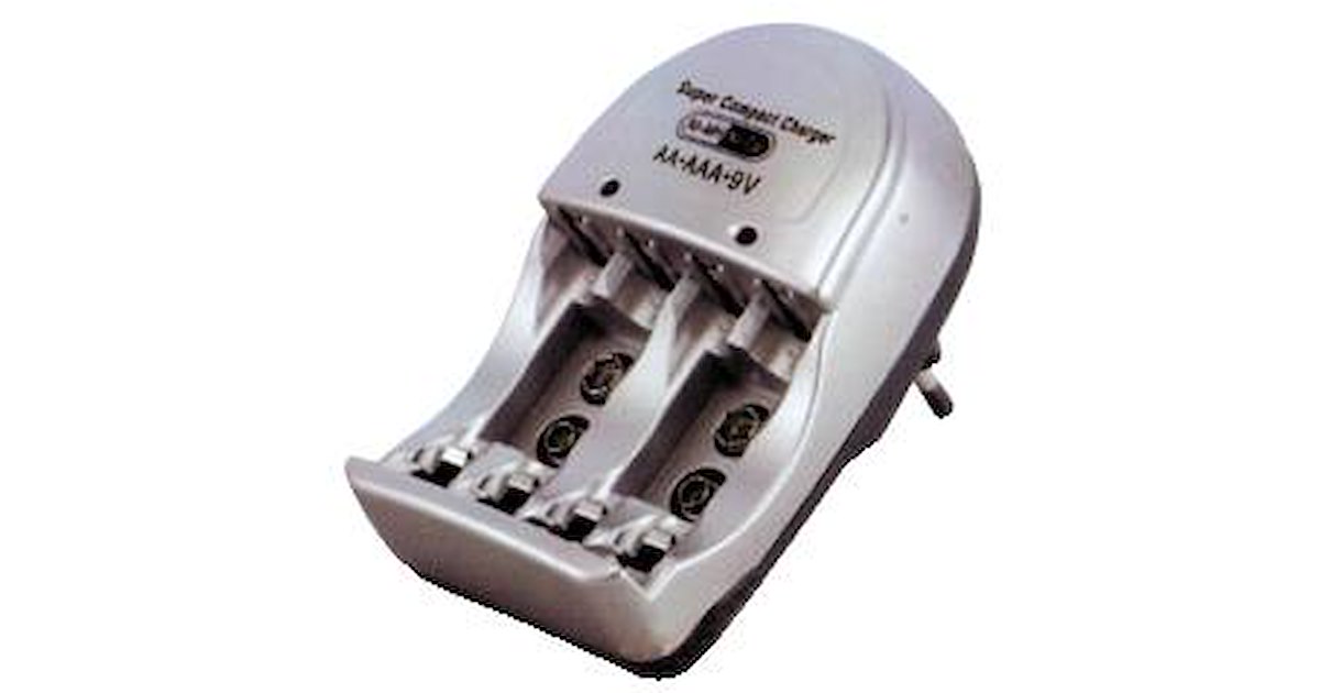GBC 38013005 Caricabatterie 2V 2pz 9V/4pz AA/AAA Ni-MH/CD