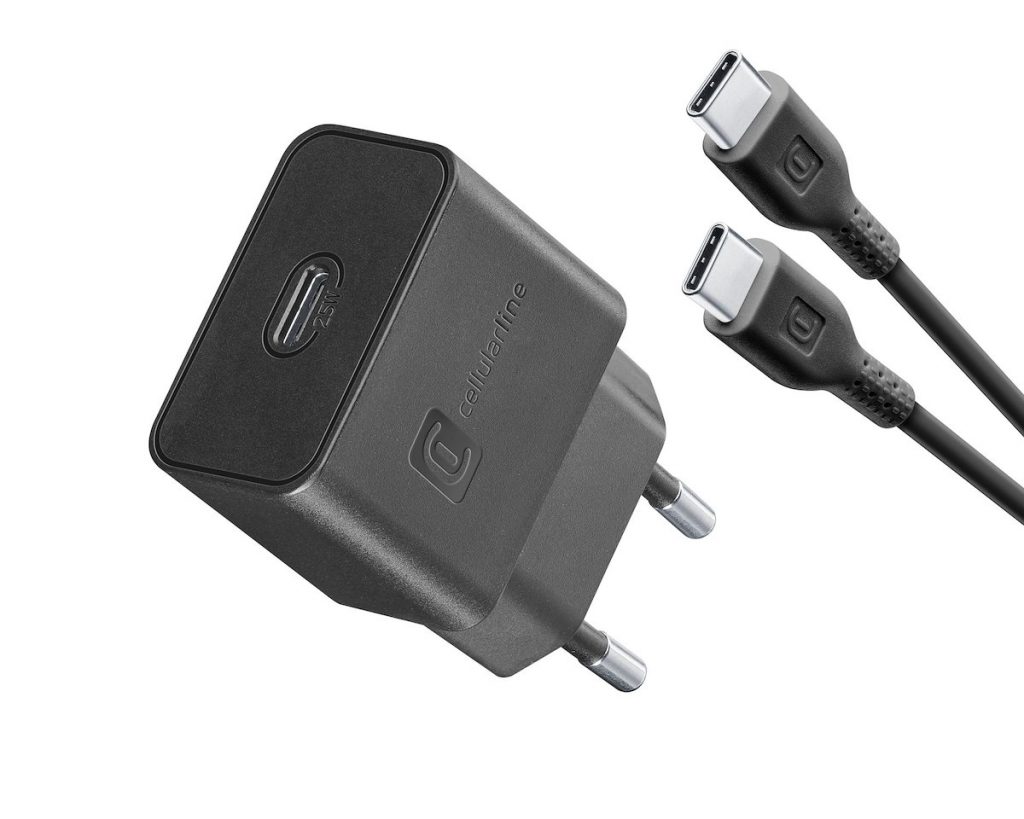 CELLULAR LINE ACHSMKITC2CPD25WK Caricab. rete Samsung SuperFast + cavo USB-C BK