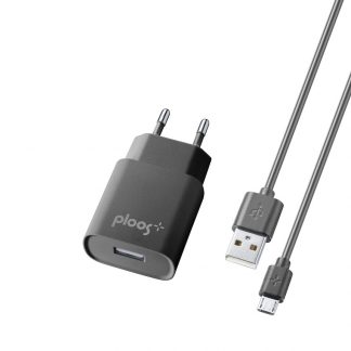 CELLULAR LINE PLTCKIT1AMUSBK Kit Caricabatterie Rete 1A Micro USB Nero