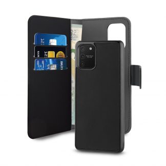 PURO SGS10LITEBOOKC3BLK Custodia Wallet 2in1 per Galaxy S10 Lite, nera
