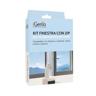 I-GENIO 903: Kit Finestra con Zip per Condizionatore Portatile