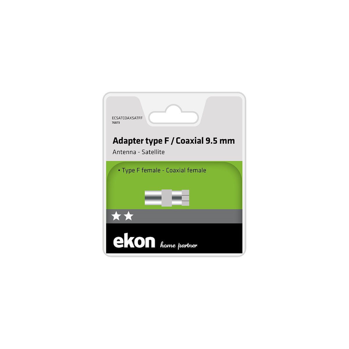 EKON ECSATCOAXSATFF Adattatore Antenna F-SAT F
