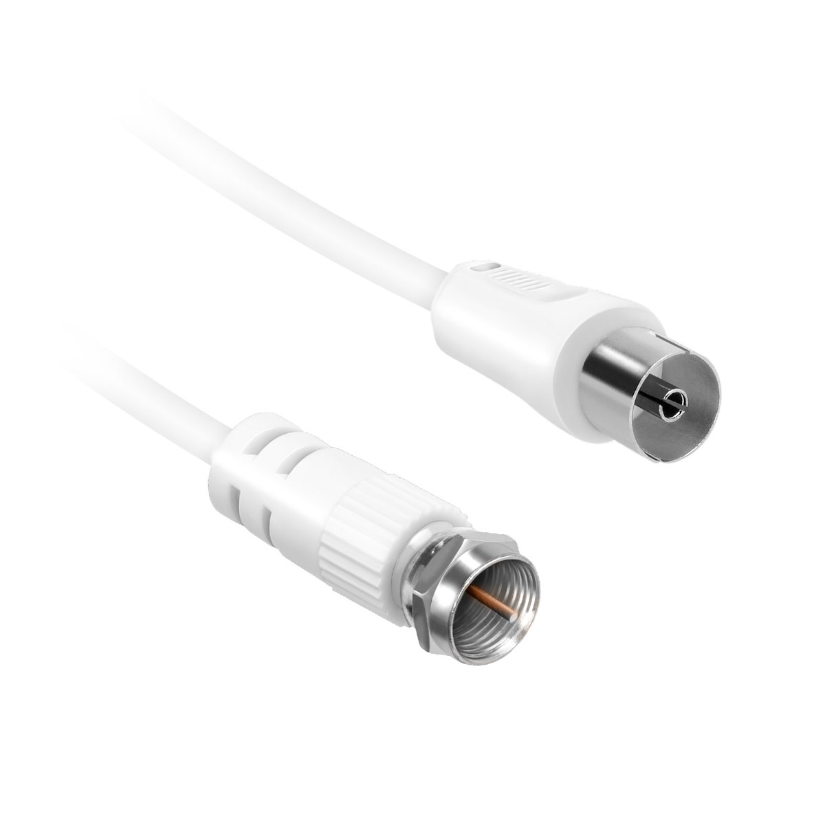 EKON ECSAT15COAXFFW Cavo SAT F-COAX F 1.5m Bianco - immagine 2