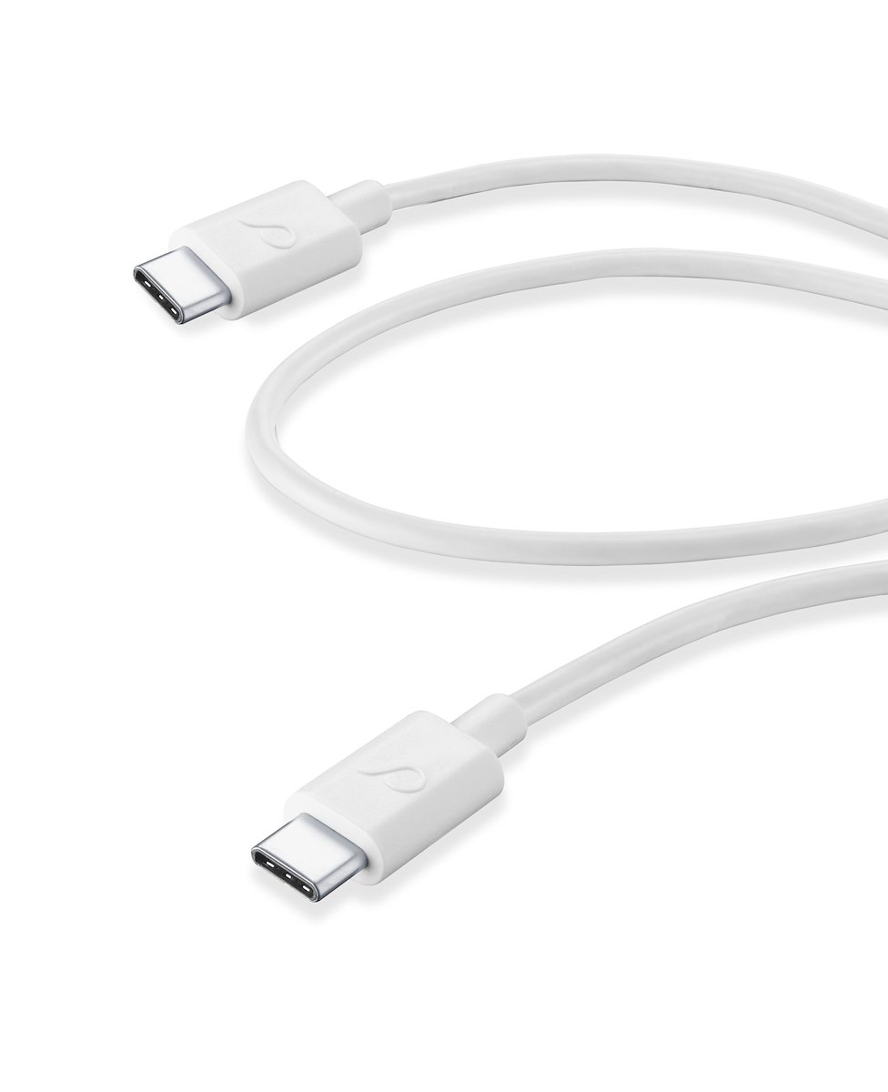 CELLULAR LINE USBDATA06USBC2CW Cavo USB-C a USB-C 60cm Bianco
